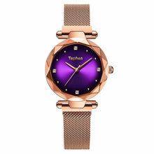 Load image into Gallery viewer, Luxury Diamond Rose Gold Women Watches