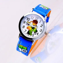 Load image into Gallery viewer, Ben 10 Cartoon Children Watch Leather Quartz Kids Watches