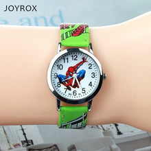 Load image into Gallery viewer, Spiderman Pattern Children Watches Cartoon