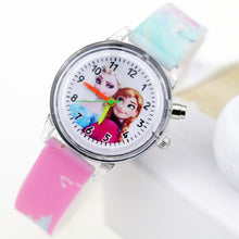 Load image into Gallery viewer, Princess Elsa Children Watches Spiderman