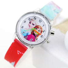 Load image into Gallery viewer, Princess Elsa Children Watches Spiderman
