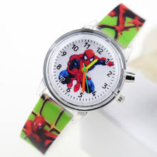 Load image into Gallery viewer, Princess Elsa Children Watches Spiderman