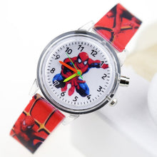 Load image into Gallery viewer, Princess Elsa Children Watches Spiderman