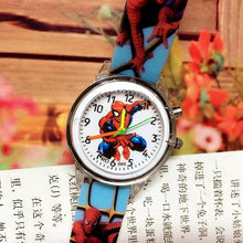 Load image into Gallery viewer, 2019 Spiderman Children Watches Cartoon Electronic Colorful Light Source Child Watch Boys Birthday Party Kids Gift Clock Wrist